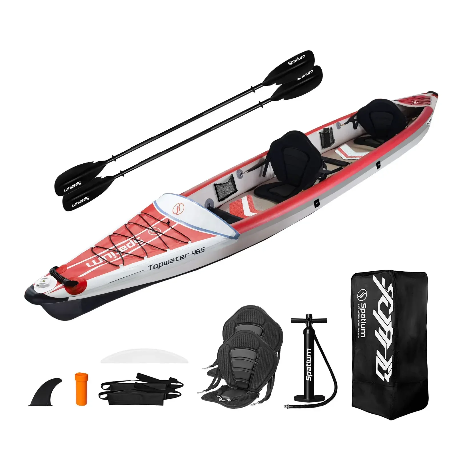 Kayak gonflable Spatium en PVC - Fishing Boat Paddle avis et prix